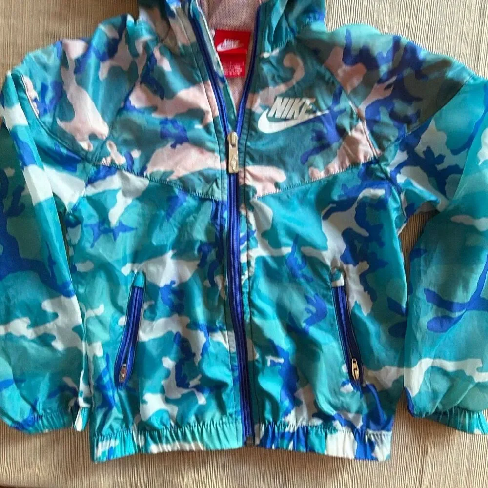 Nike Youth Windbreaker Jacket Sz 7